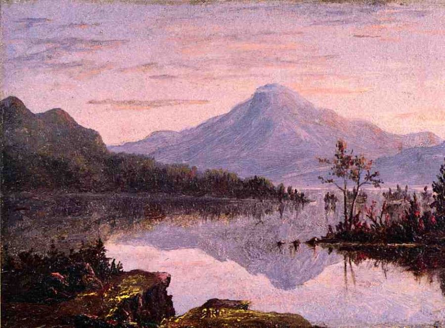 Sanford Robinson Gifford Toung Mountain, Lake George